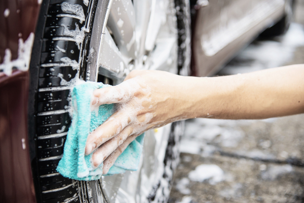 ล้างยางรถยนต์